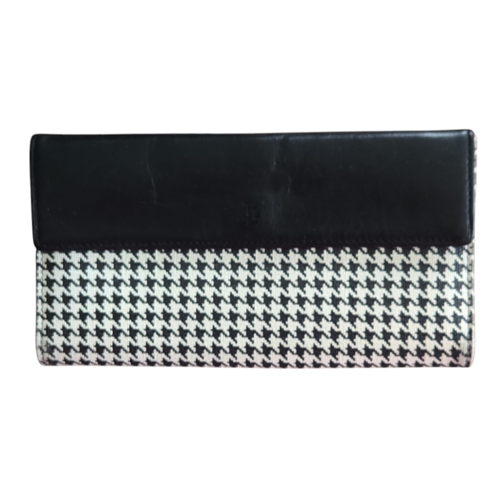 Ralph Lauren Long Houndstooth Wallet